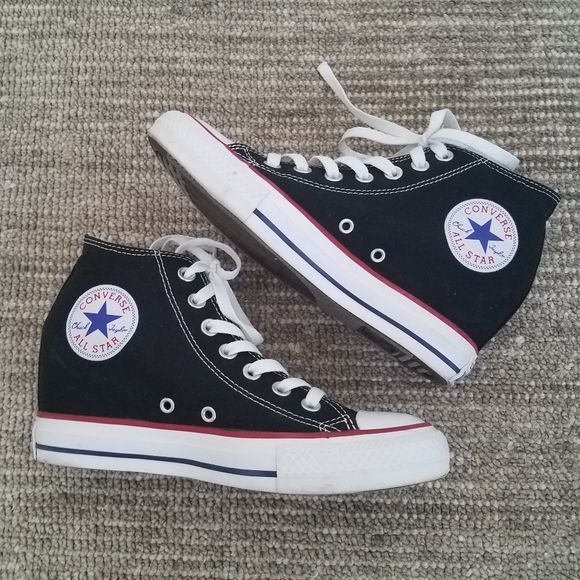 chuck taylor all star platform high top black